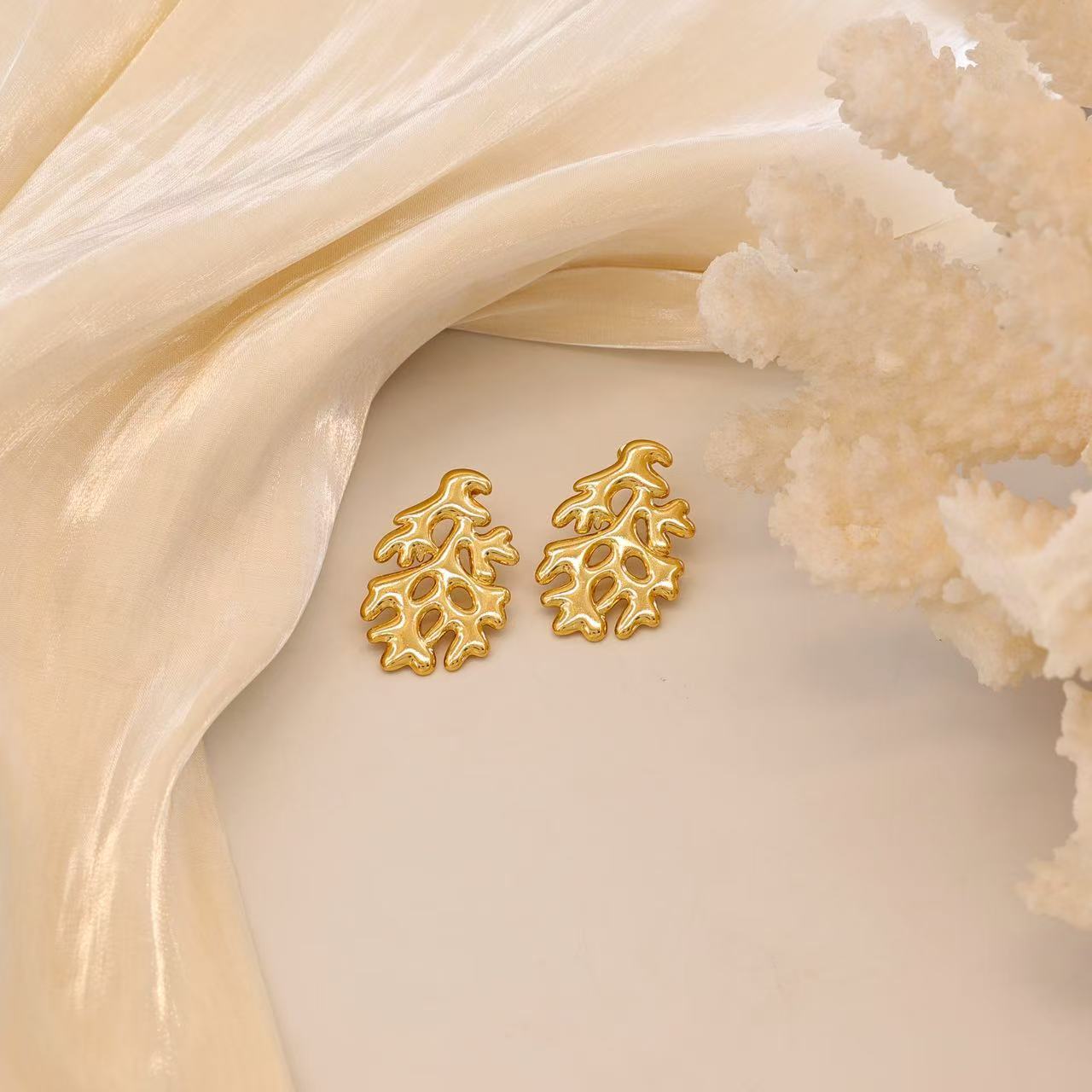 Anting Bintang Laut Stainless Steel Wanita - Gaya Laut Musim Panas yang Elegan Grosir perhiasandirect