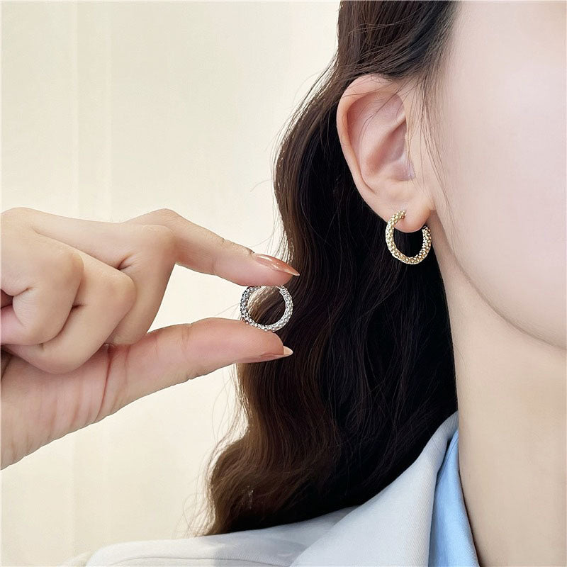 Anting Hoop Wanita – Stainless Steel Elegan, Anti Kusam & Bisa Personalisas13
