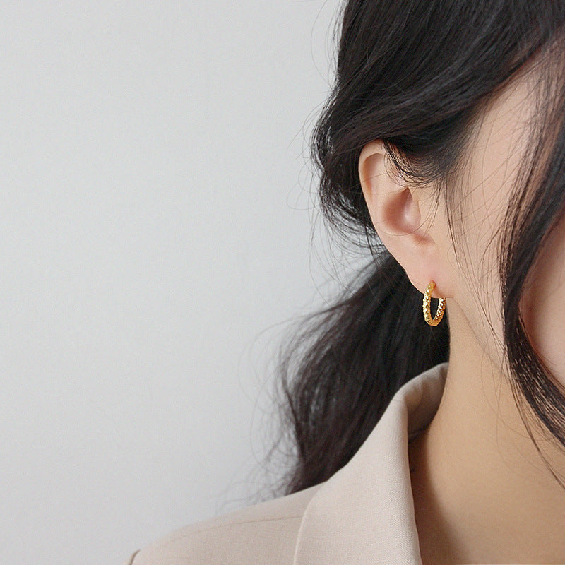 Anting Hoop Wanita – Stainless Steel Elegan, Anti Kusam & Bisa Personalisas14