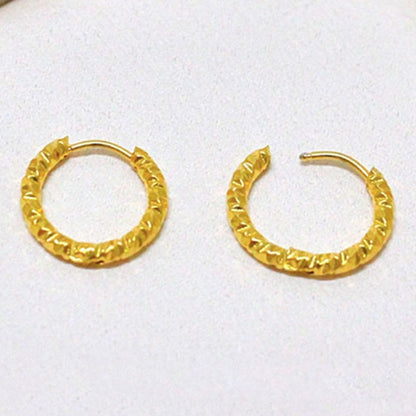 Anting Hoop Wanita – Stainless Steel Elegan, Anti Kusam & Bisa Personalisas9