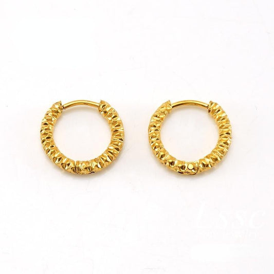 Anting Hoop Wanita – Stainless Steel Elegan, Anti Kusam & Bisa Personalisasi1