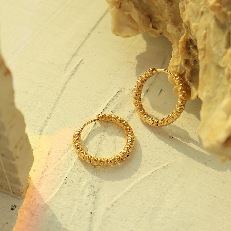 Anting Hoop Wanita – Stainless Steel Elegan, Anti Kusam & Bisa Personalisasi7
