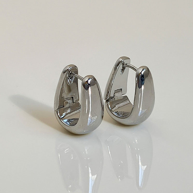 Anting Jepit Wanita Titanium Mini Tetes Air – Elegan, Anti Karat & Tidak Luntur-product1