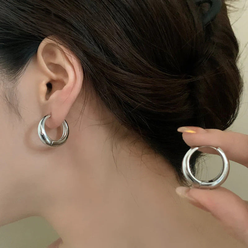 Anting Jepit Wanita Titanium Mini Tetes Air – Elegan, Anti Karat & Tidak Luntur-product7