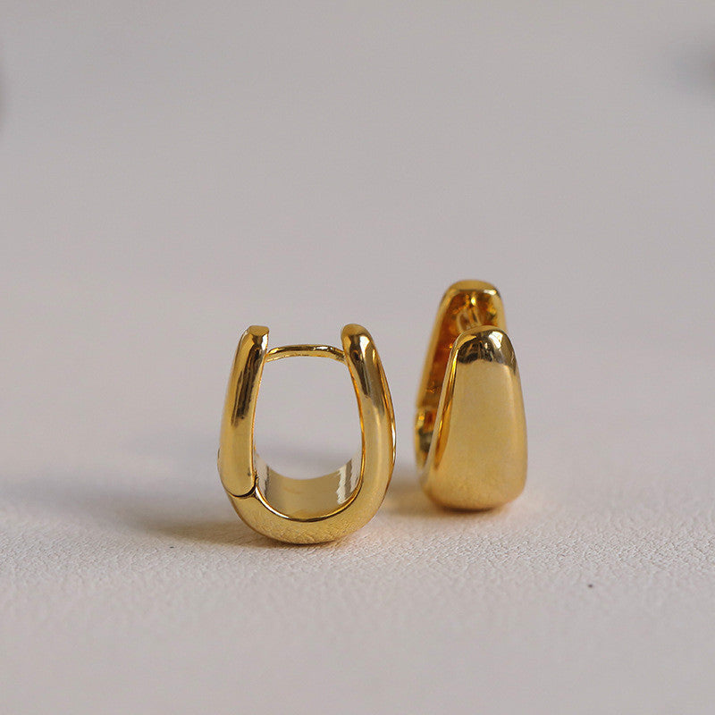 Anting Jepit Wanita Titanium Mini Tetes Air – Elegan, Anti Karat & Tidak Luntur