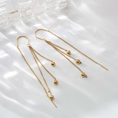 Anting Manik Wanita – Stainless Steel, Elegan & Trendi untuk Sehari-hari3