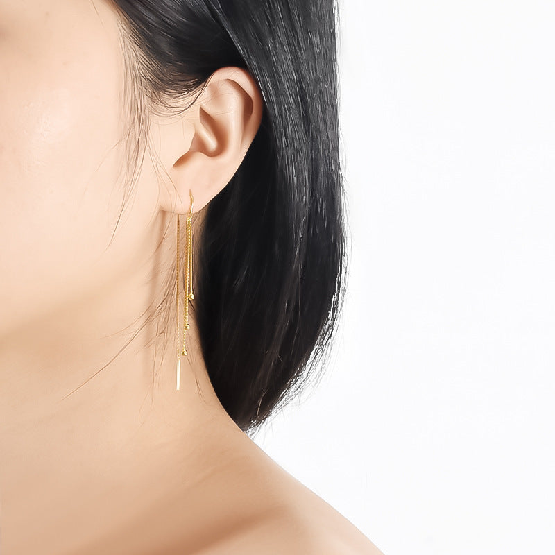 Anting Manik Wanita – Stainless Steel, Elegan & Trendi untuk Sehari-hari6
