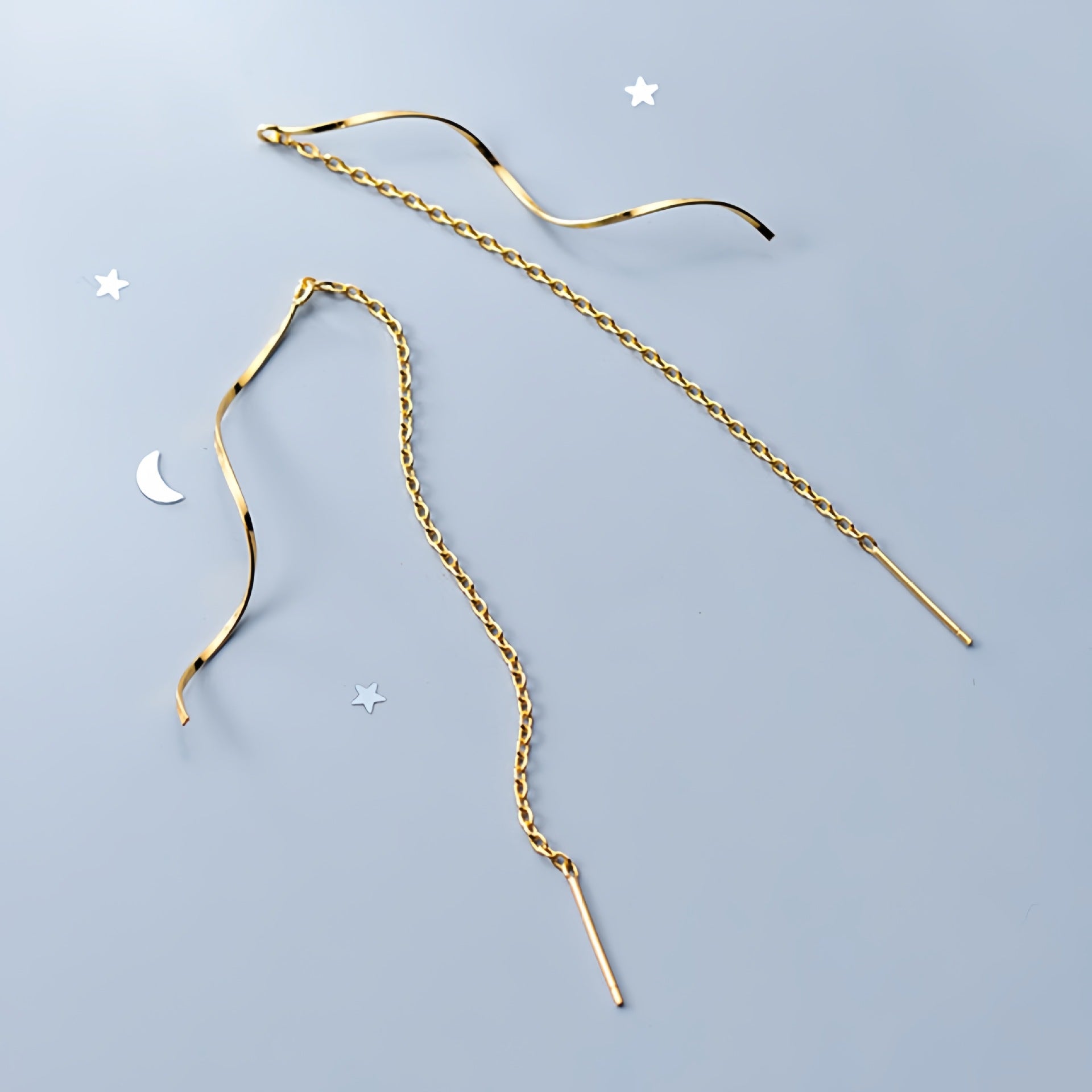 Anting Rumbai Panjang Wanita – Gaya Baru Elegan dari Baja Titanium Anti Karat perhiasandirect