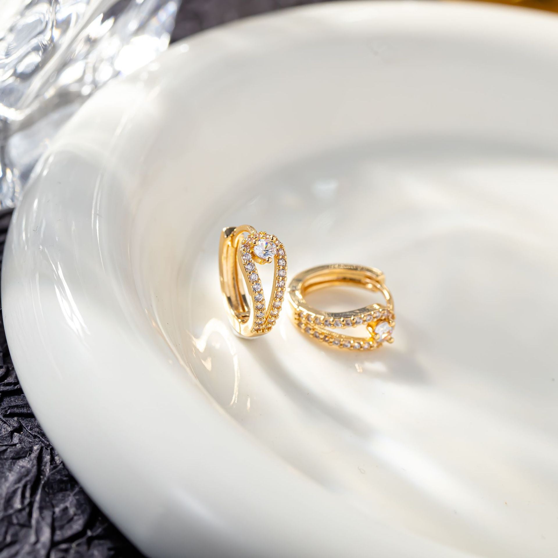 Anting Tindik Wanita Korea Hoop Earrings - perhiasandirect3