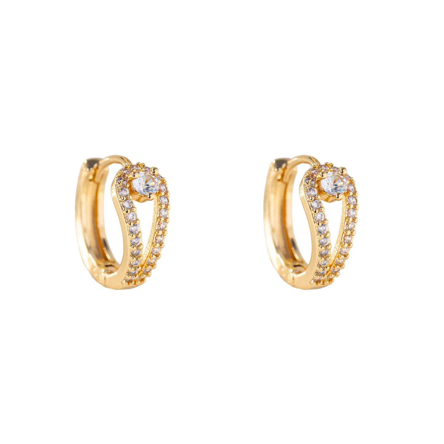 Anting Tindik Wanita Korea Hoop Earrings - perhiasandirect7