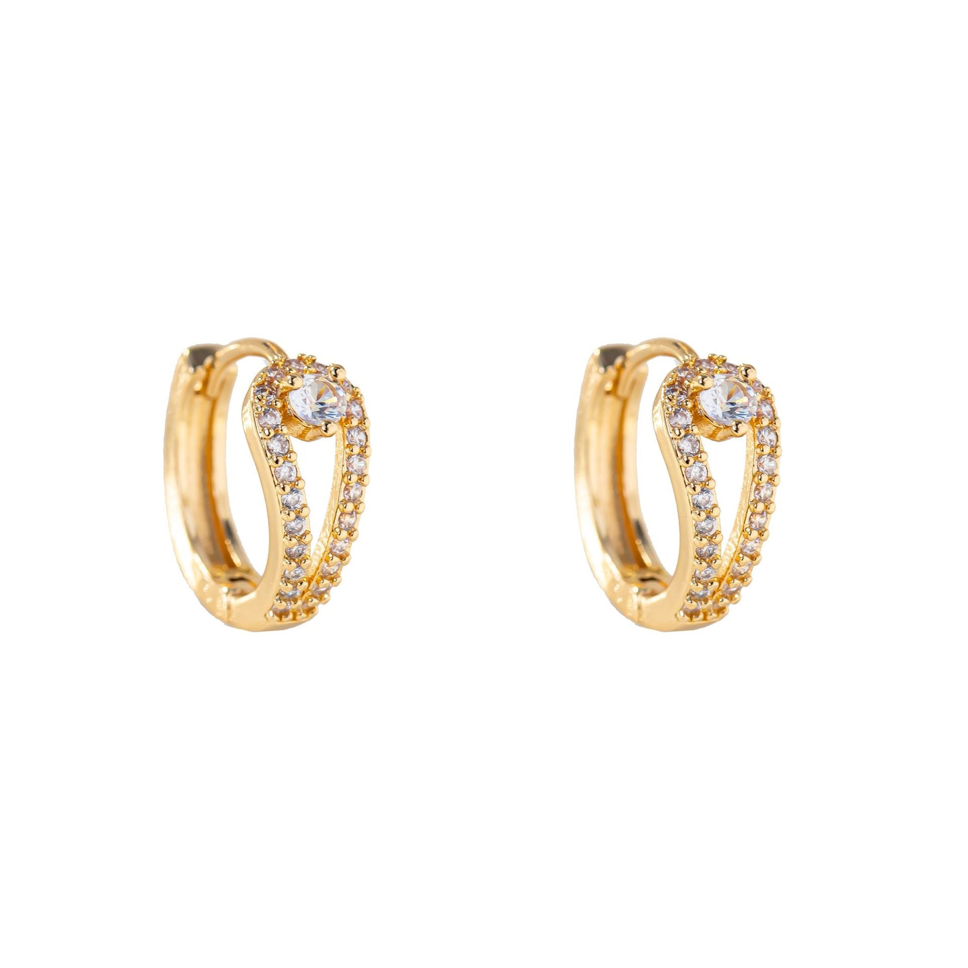 Anting Tindik Wanita Korea Hoop Earrings - perhiasandirect7