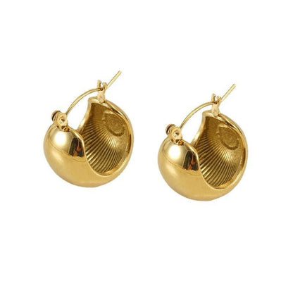 Anting Titanium Gold Mirip Emas Asli Trending Korea Fashion Style perhiasandirect