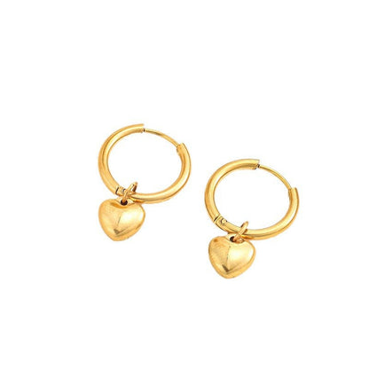 Anting Titanium Hati Persik – Tidak Memudar, Gaya Simple & Segar perhiasandirect