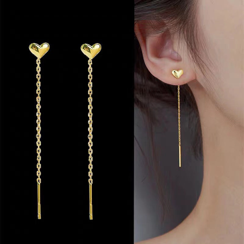 Anting Rumbai Wanita Titanium – Gaya Korea Elegan, Anti Karat & Murah perhiasandirect