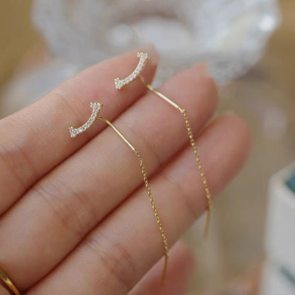 Anting Rumbai Wanita Titanium – Gaya Korea Elegan, Anti Karat & Murah perhiasandirect