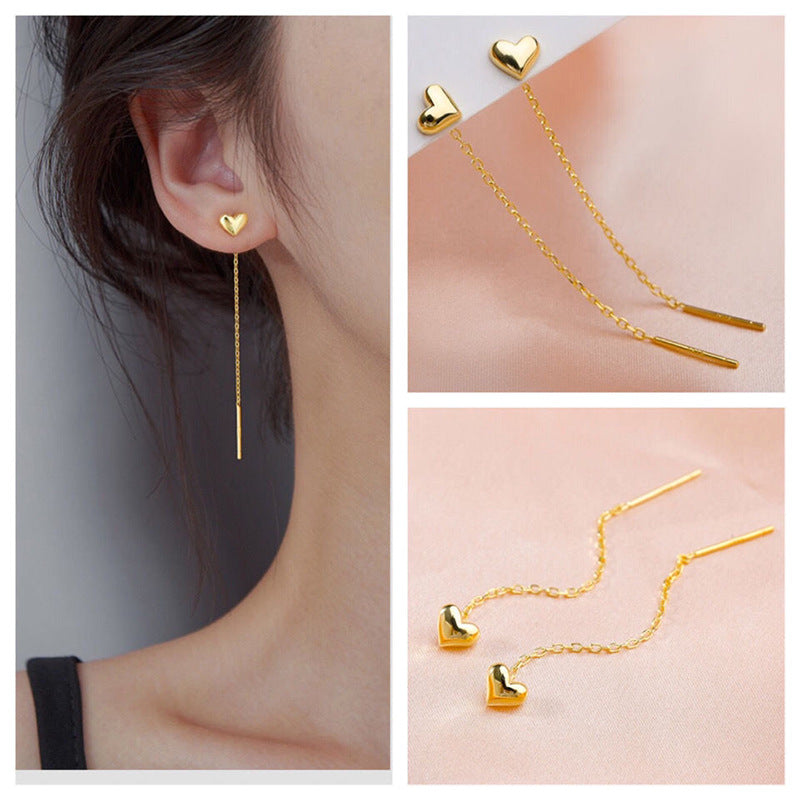 Anting Rumbai Wanita Titanium – Gaya Korea Elegan, Anti Karat & Murah perhiasandirect