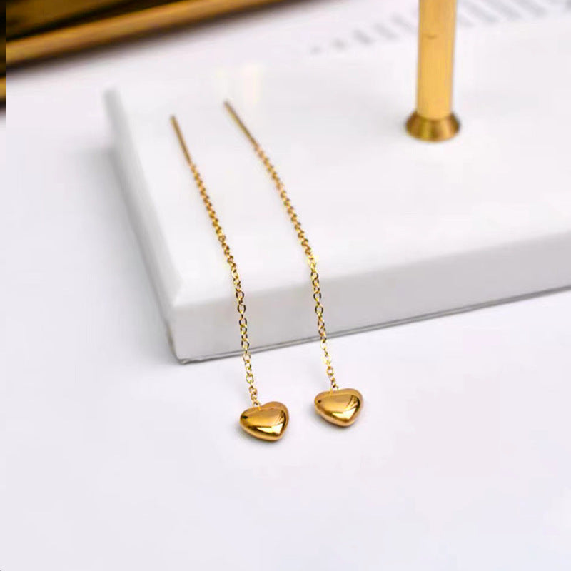 Anting Rumbai Wanita Titanium – Gaya Korea Elegan, Anti Karat & Murah perhiasandirect