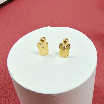 Anting Tulang Telinga Pita Kupu-Kupu Kelinci Stainless Steel perhiasandirect