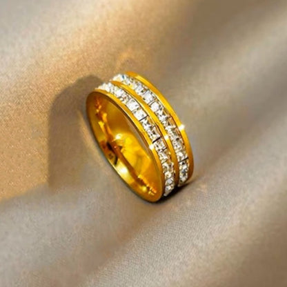 Cincin Kawin Wanita - Cincin Berlian Emas Anti Kusam, Perhiasan Pernikahan Elegan, Hadiah Spesial, Grosir Harga Terbaik 14