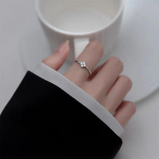 Cincin  Korea Pasangan, Desain Minimalis & Tahan Lama, Hadiah Romantis Ramadhan perhiasandirect