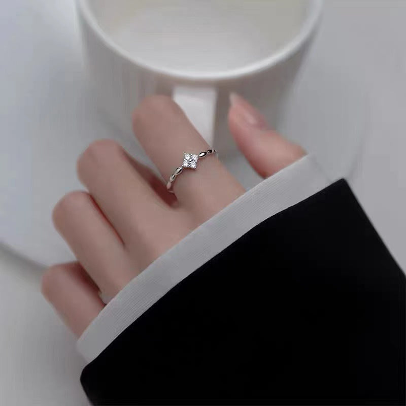 Cincin  Korea Pasangan, Desain Minimalis & Tahan Lama, Hadiah Romantis Ramadhan perhiasandirect