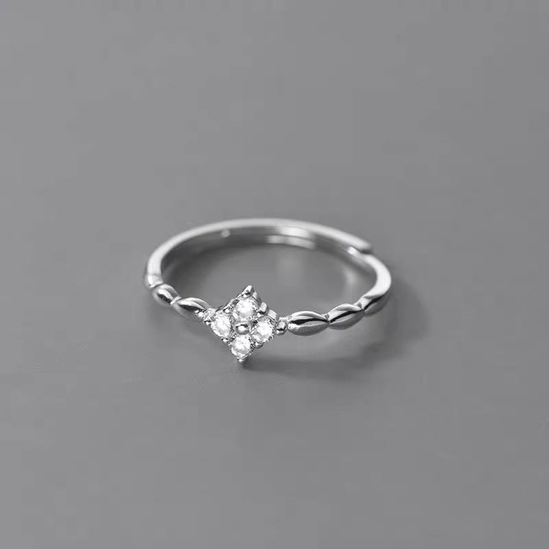 Cincin  Korea Pasangan, Desain Minimalis & Tahan Lama, Hadiah Romantis Ramadhan perhiasandirect