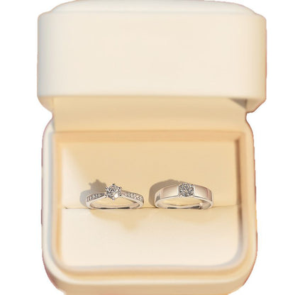Cincin Moissanite 1 Karat  – Ringan & Elegan, Anti Karat, Hadiah Couple & Pernikahan perhiasandirect