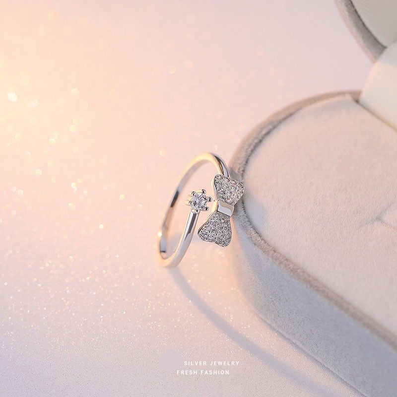 Cincin Pita Wanita – Berlapis Perak, Bisa Disesuaikan & Cocok untuk Pertunangan perhiasandirect