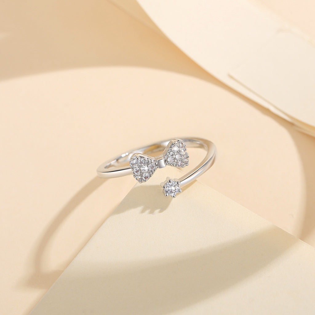 Cincin Pita Wanita – Berlapis Perak, Bisa Disesuaikan & Cocok untuk Pertunangan perhiasandirect