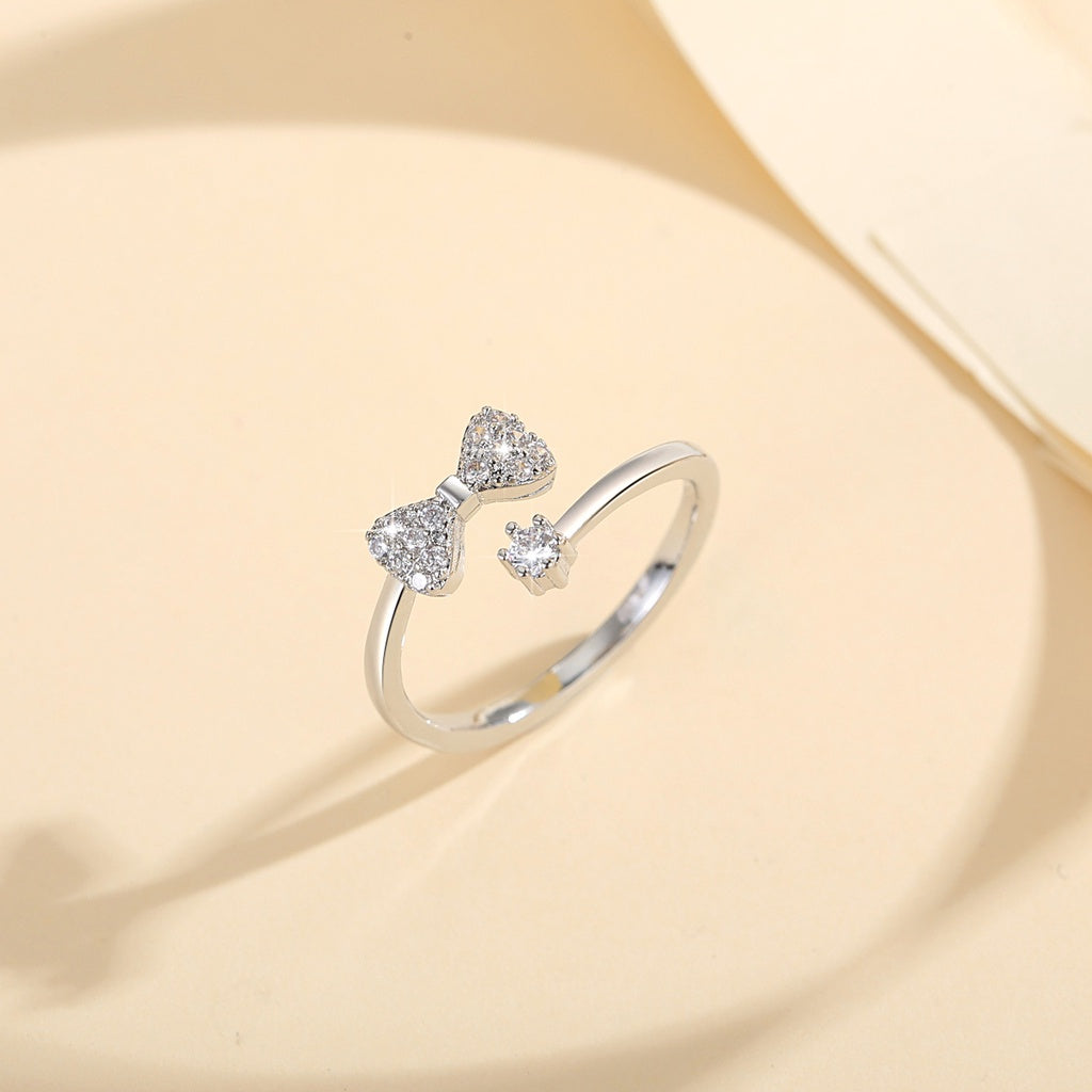 Cincin Pita Wanita – Berlapis Perak, Bisa Disesuaikan & Cocok untuk Pertunangan perhiasandirect