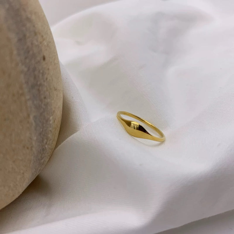 Cincin Titanium Simple Elegan Mewah Korea Fashion Style Trending perhiasandirect
