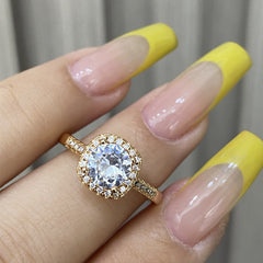 Cincin Titanium Wanita Anti Karat - Perhiasan Perempuan Mewah Elegan
