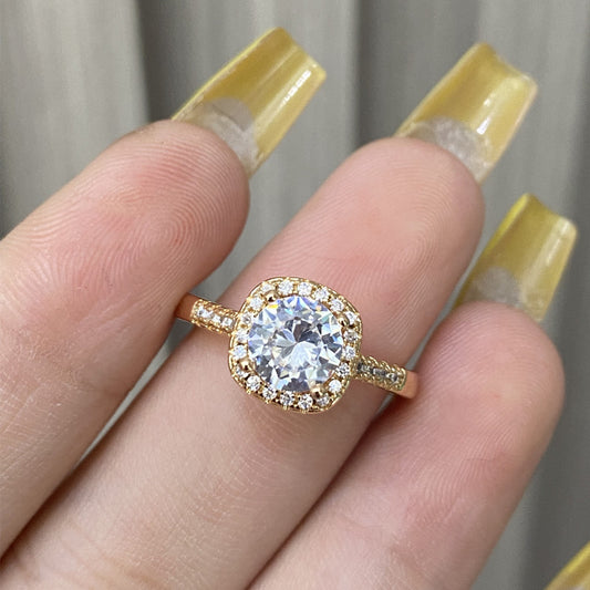 Cincin Titanium Wanita Anti Karat - Perhiasan Perempuan Mewah Elegan - perhiasandirect