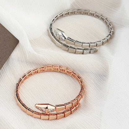 Gelang Bangle Wanita Model Ular Titanium Aksesoris perhiasandirect