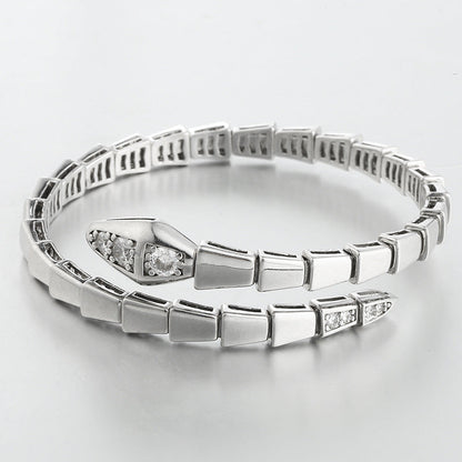 Gelang Bangle Wanita Model Ular Titanium Aksesoris perhiasandirect