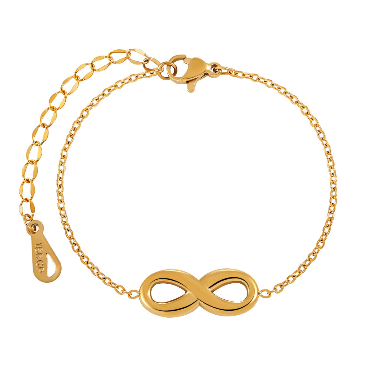 Gelang Infinity Wanita Titanium – Anti Karat, Elegan Gaya Korea perhiasandirect