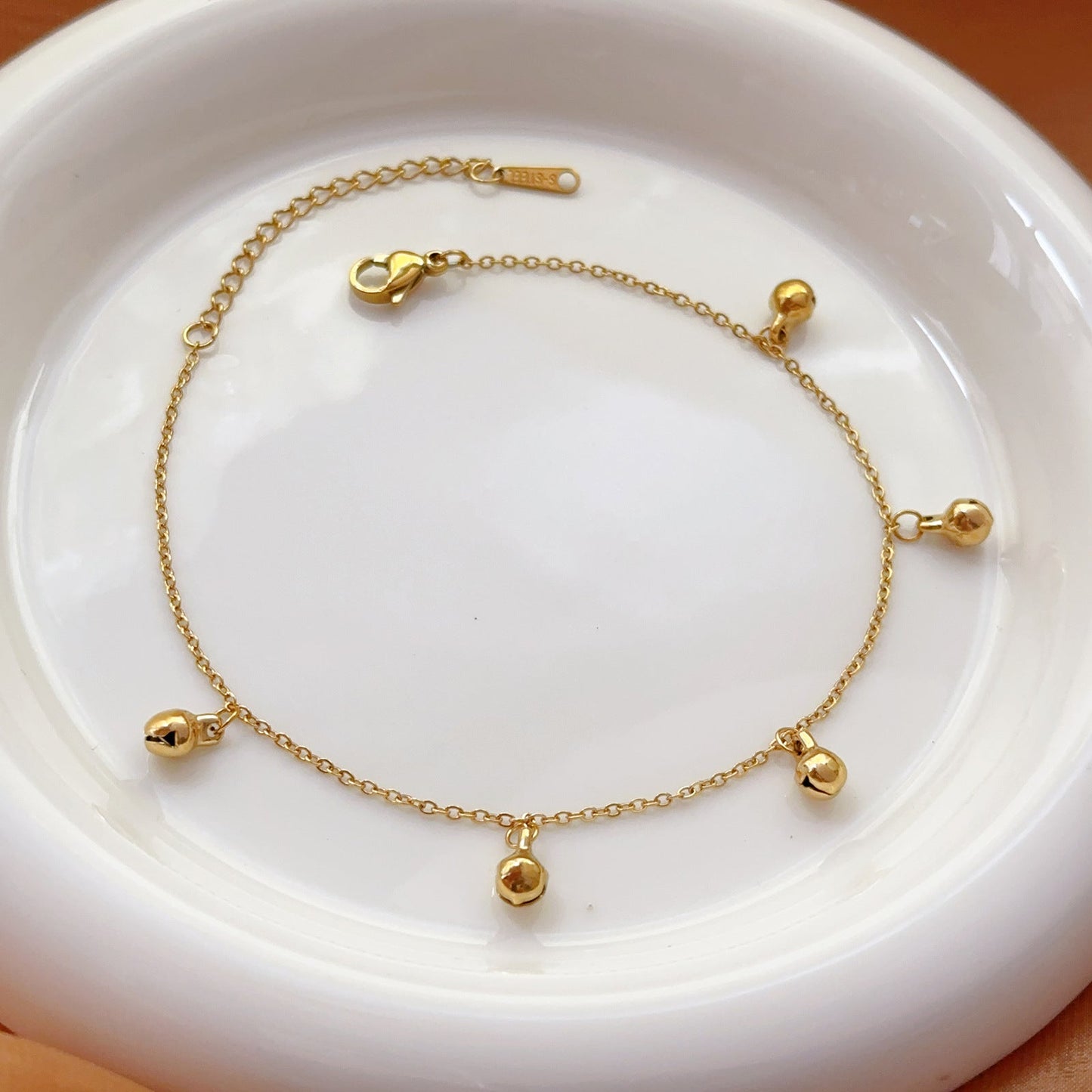 Gelang Kaki Lonceng Wanita Elegan • Anti Pudar & Anti Karat • Gaya Mewah Kekinian perhiasandirect