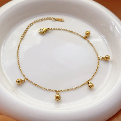 Gelang Kaki Lonceng Wanita Elegan • Anti Pudar & Anti Karat • Gaya Mewah Kekinian perhiasandirect
