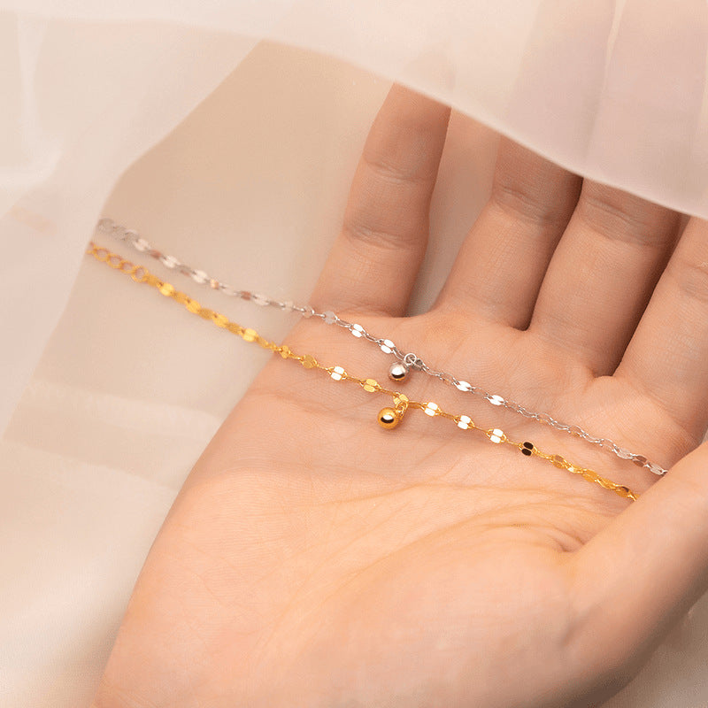 Gelang Kaki  Tangan Wanita Titanium • Anti Karat • Model Terbaru Elegan & Kekinian perhiasandirect1