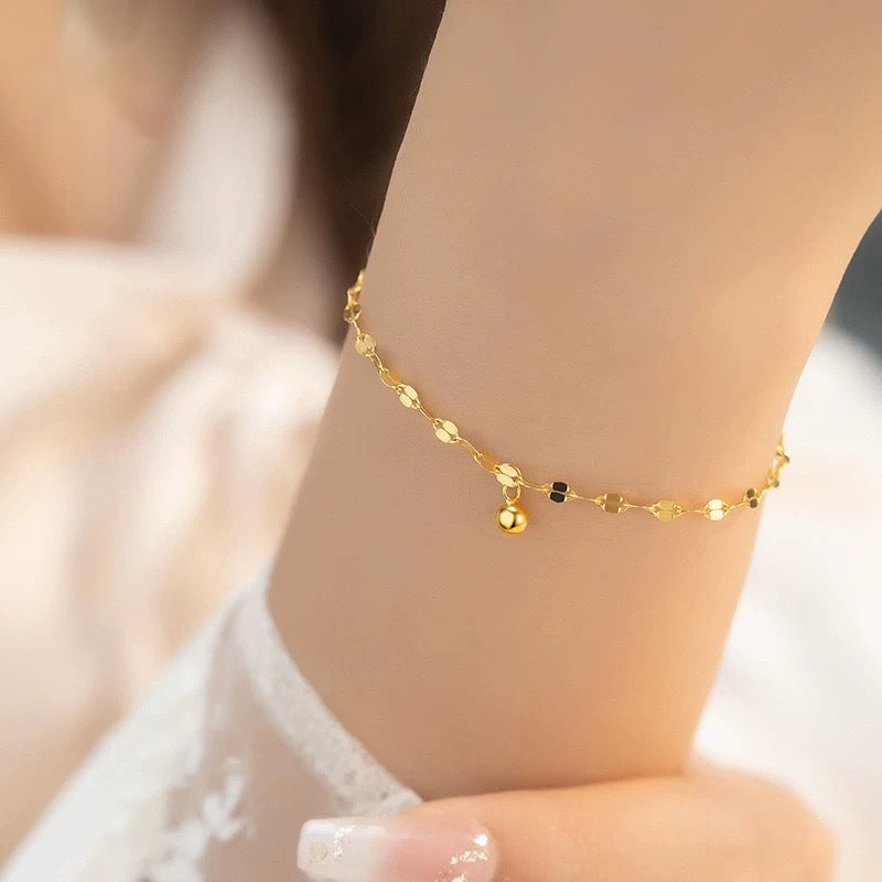 Gelang Kaki  Tangan Wanita Titanium • Anti Karat • Model Terbaru Elegan & Kekinian perhiasandirect2