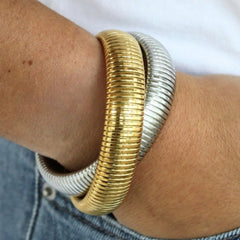 Gelang Stainless Steel Warna Polos IG Style - Grosir Perhiasan Emas 18K