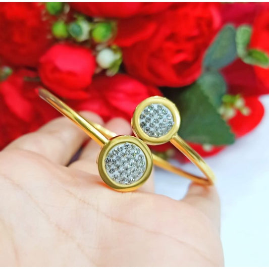 Gelang Stainless steel Anti Karat Cuff Korean Style Aksesoris Fashion Perhiasan - perhiasandirect