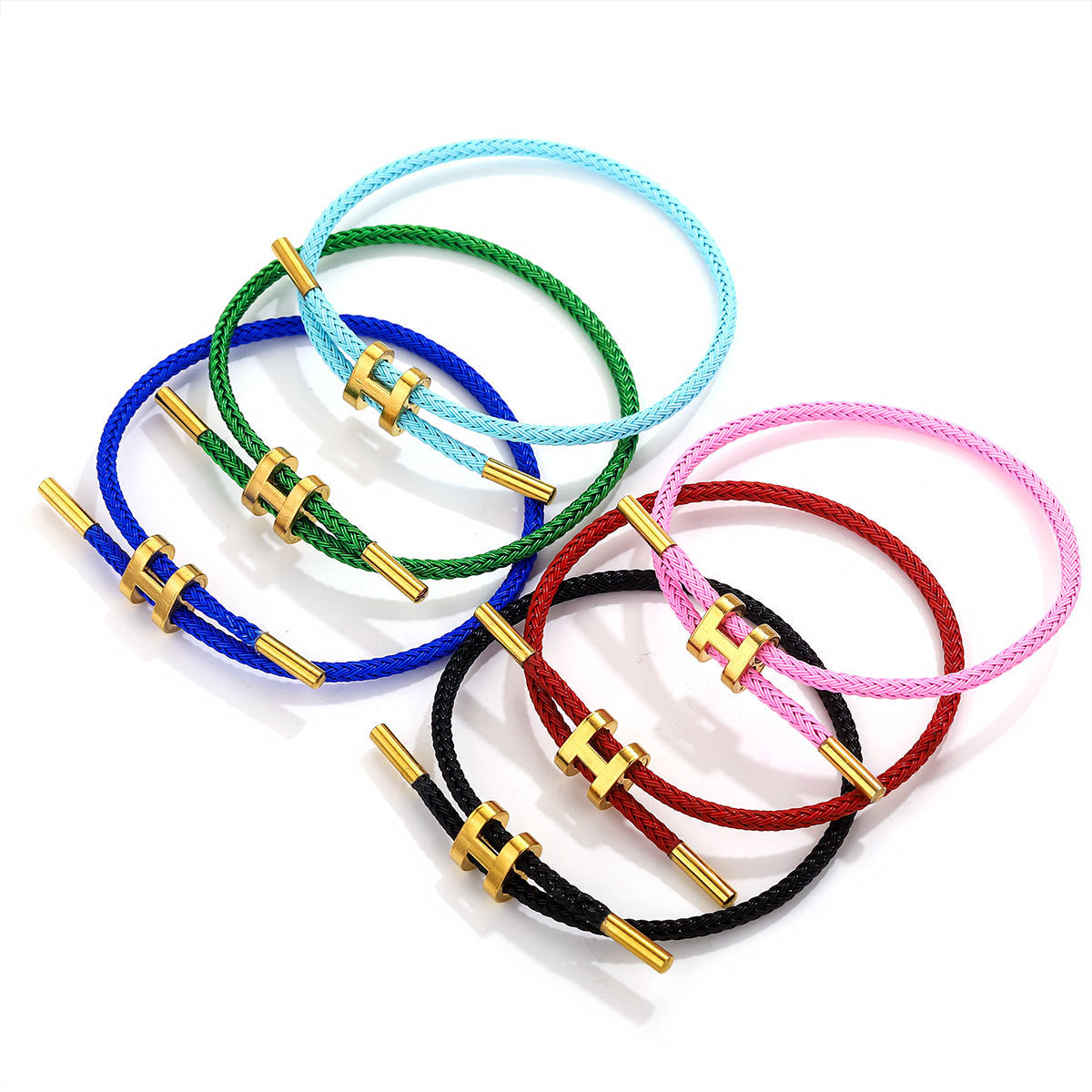 Gelang Tali Titanium Warna-warni – Grosir 2025, Anti Karat & Berkualitas perhiasandirect