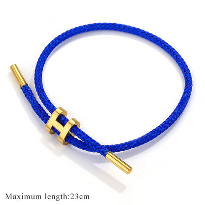 Gelang Tali Titanium Warna-warni – Grosir 2025, Anti Karat & Berkualitas perhiasandirect