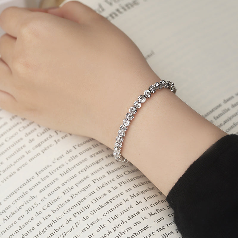 Gelang Tangan Serut Merica Kombinasi Lapis Emas Viral Trend Elegan Remaja Wanita Dewasa Fleksibel Kekinian24