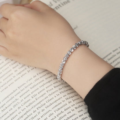 Gelang Tangan Serut Merica Kombinasi Lapis Emas Viral Trend Elegan Remaja Wanita Dewasa Fleksibel Kekinian24