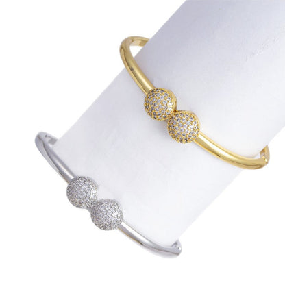Gelang Titanium Gold Perhiasan Wanita Elegan Tahan Karat Tik Mudah Luntur Bracelets perhiasandirect