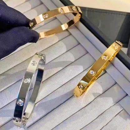 Gelang Titanium Embos Permata Aksesiris wanita trending elegan,Grosir Harga Terbaik2