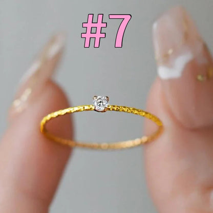 Grosir Cincin Berlian Kembang Kol untuk Wanita – Cincin Emas Aksesoris Perhiasan Elegan - 我的商店
