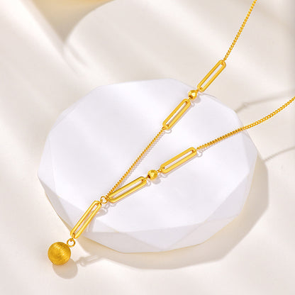 Kalung Pin Stainless Steel Wanita - Perhiasan Choker Anti Kusam Elegan, Aksesoris Fashion Trendy, Grosir Harga Terbaik 3